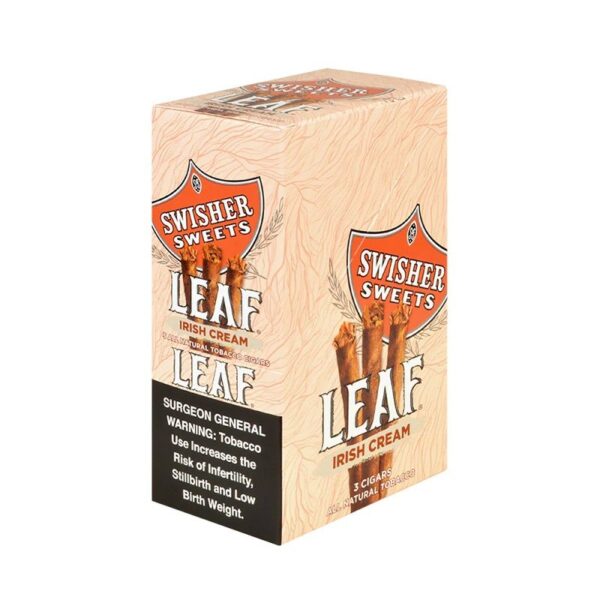 SWISHER LEAF 3PK $2.49 - IRISH CREAM - Image 2