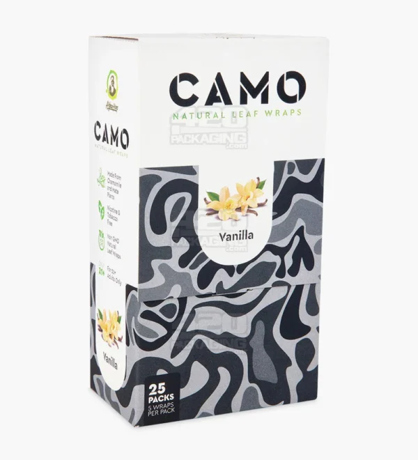 CAMO LEAF 5PK WRAPS - VANILLA - Image 3