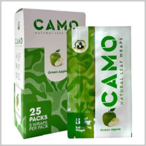 CAMO LEAF 5PK WRAPS - GREEN APPLE