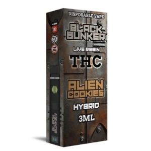BLACK BUNKER 3G DISPOSABLE HYBRID - ALIEN COOKIES