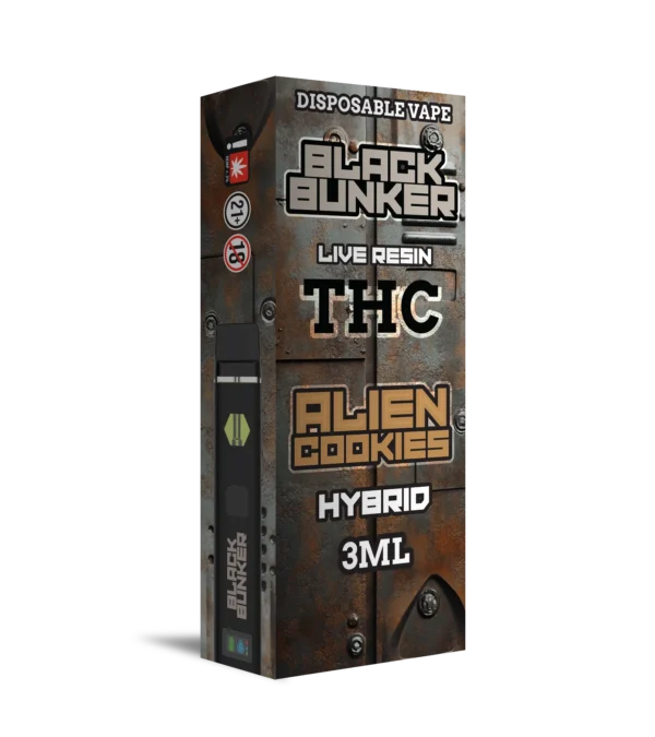 BLACK BUNKER 3G DISPOSABLE HYBRID - ALIEN COOKIES