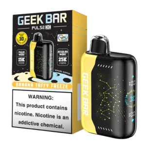 GEEK BAR PULSE X 25000 DISPOSABLE - BANANA TAFFY FREEZE