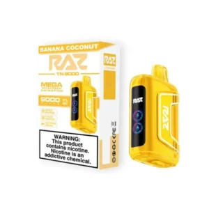 RAZ TN9000 5% NIC DISPOSABLE - BANANA COCONUT