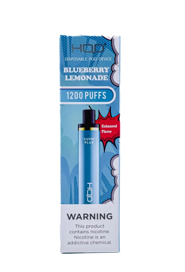 HQD PLUS 1200 5% NIC DISPOSABLE - BLUEBERRY LEMONADE