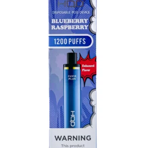 HQD PLUS 1200 5% NIC DISPOSABLE - BLUEBERRY RASPBERRY