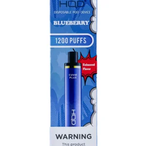 HQD PLUS 1200 5% NIC DISPOSABLE - BLUEBERRY