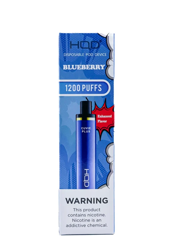 HQD PLUS 1200 5% NIC DISPOSABLE - BLUEBERRY