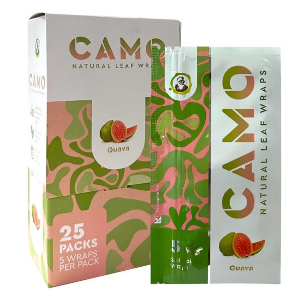 CAMO LEAF 5PK WRAPS - GUAVA