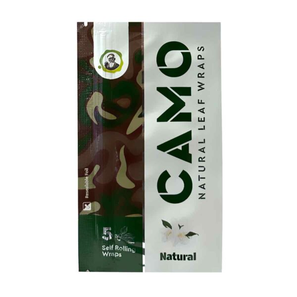 CAMO LEAF 5PK WRAPS - NATURAL - Image 2