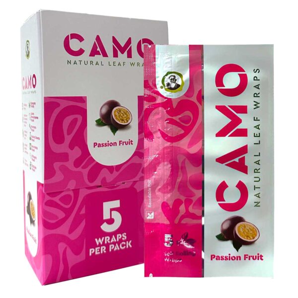 CAMO LEAF 5PK WRAPS - PASSION FRUIT