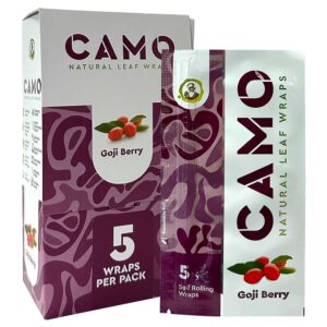CAMO LEAF 5PK WRAPS - GOJI BERRY