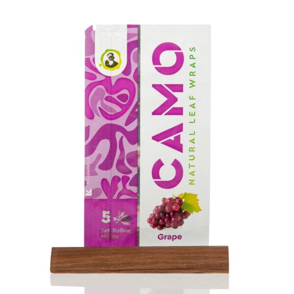 CAMO LEAF 5PK WRAPS - GRAPE - Image 2