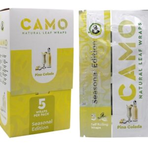 CAMO LEAF 5PK WRAPS - PINA COLADA