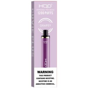 HQD PLUS 1200 5% NIC DISPOSABLE - GRAPEY