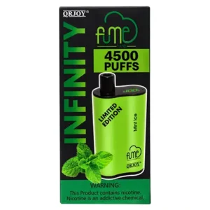 FUME INFINITY PLUS 4500 5% NIC DISPOSABLE - MINT ICE