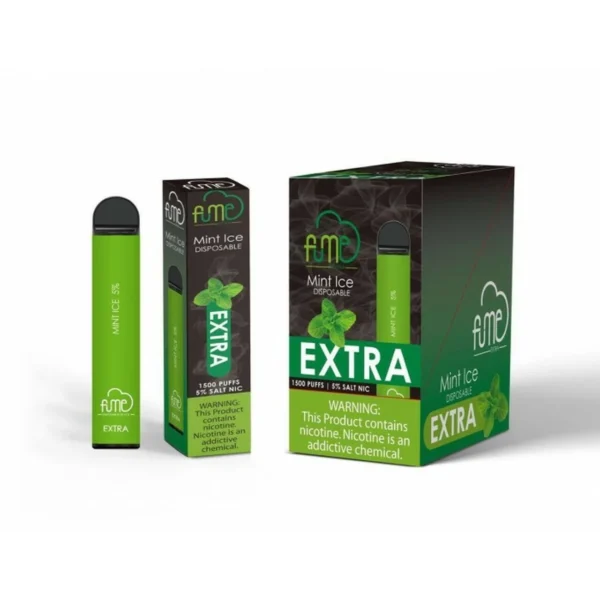 FUME EXTRA 1500 5% NIC DISPOSABLE - MINT ICE