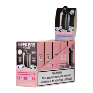 GEEK BAR PULSE X 25000 DISPOSABLE - WHITE PEACH RASPBERRY