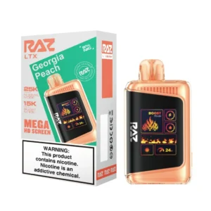 RAZ LTX25000 5% NIC DISPOSABLE - GEORGIA PEACH