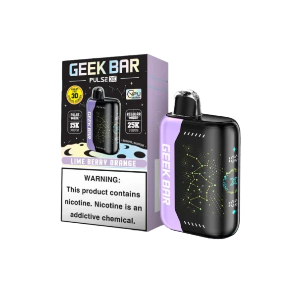 GEEK BAR PULSE X 25000 DISPOSABLE - LIME BERRY ORANGE