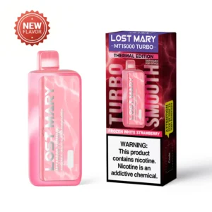 LOST MARY TURBO DISPOSABLE 15K - FROZEN WHITE STRAWBERRY