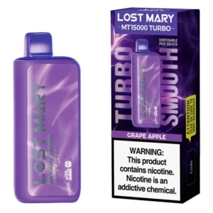 LOST MARY TURBO DISPOSABLE 15K - GRAPE APPLE