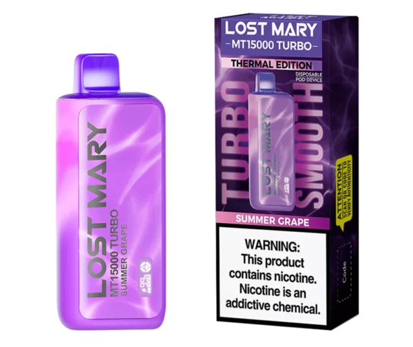 LOST MARY TURBO DISPOSABLE 15K - SUMMER GRAPE