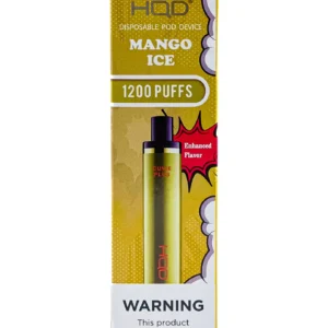HQD PLUS 1200 5% NIC DISPOSABLE - MANGO ICE