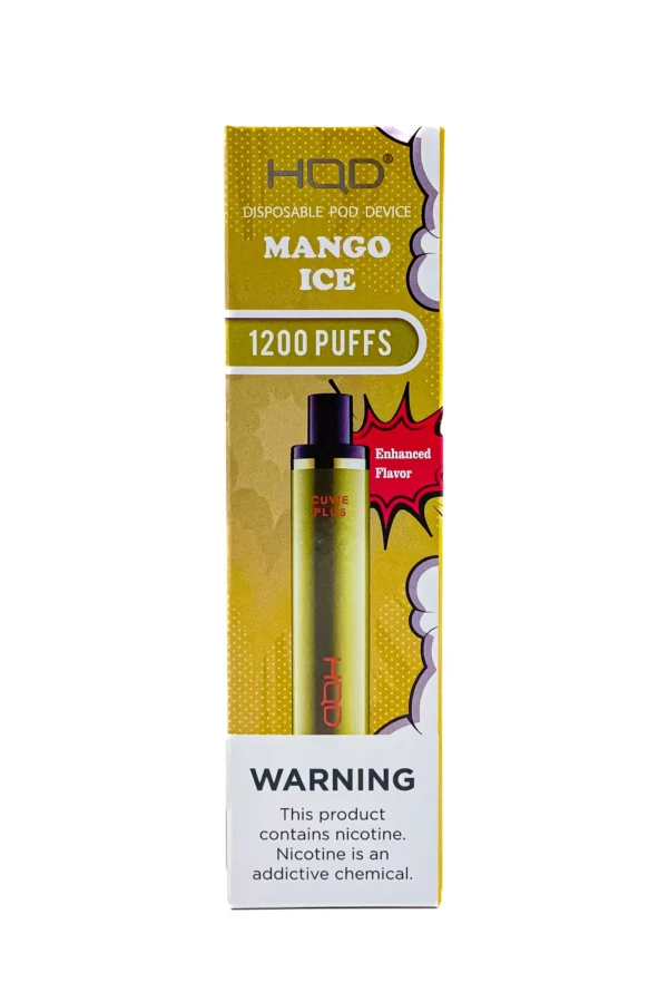 HQD PLUS 1200 5% NIC DISPOSABLE - MANGO ICE