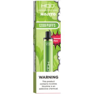 HQD PLUS 1200 5% NIC DISPOSABLE - MOJITO