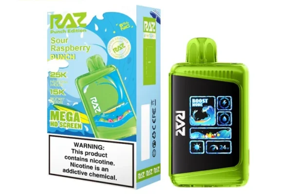 RAZ LTX25000 5% NIC DISPOSABLE - SOUR RASPBERRY PUNCH