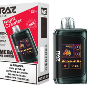 RAZ LTX25000 5% NIC DISPOSABLE - NIGHT CRAWLER