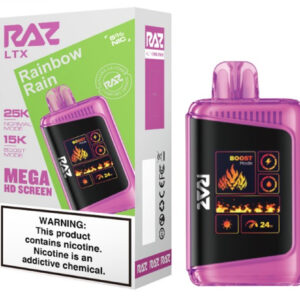 RAZ LTX25000 5% NIC DISPOSABLE - RAINBOW RAIN
