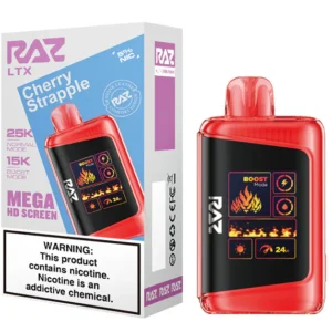 RAZ LTX25000 5% NIC DISPOSABLE - CHERRY STRAPPLE
