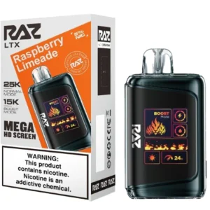 RAZ LTX25000 5% NIC DISPOSABLE - RASPBERRY LIMEADE