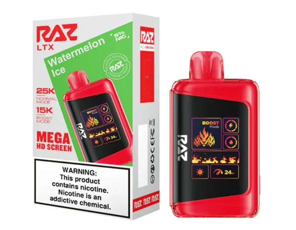RAZ LTX25000 5% NIC DISPOSABLE - WATERMELON ICE