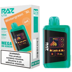 RAZ LTX25000 5% NIC DISPOSABLE - WINTERGREEN