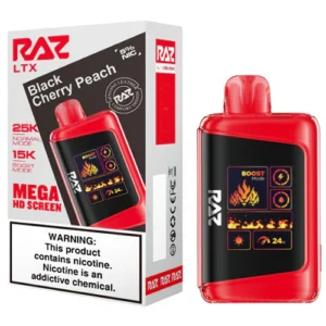 RAZ LTX25000 5% NIC DISPOSABLE - BLACK CHERRY PEACH