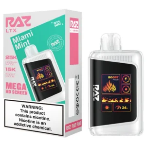 RAZ LTX25000 5% NIC DISPOSABLE - MIAMI MINT