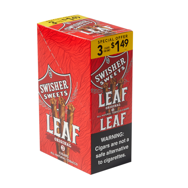 SWISHER LEAF 3PK $2.49 - ORIGINAL