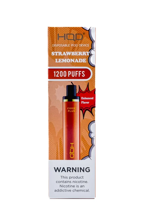 HQD PLUS 1200 5% NIC DISPOSABLE - STRAWBERRY LEMONADE