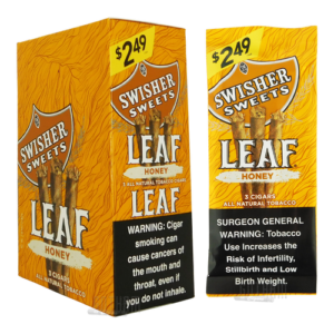 SWISHER LEAF 3PK $2.49 - HONEY