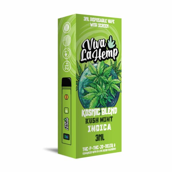 VIVA LA HEMP KOSMIC BLEND 3ML DISPOSABLE - KUSH MINT