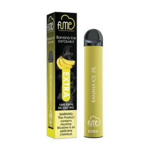 FUME EXTRA 1500 5% NIC DISPOSABLE - BANANA ICE