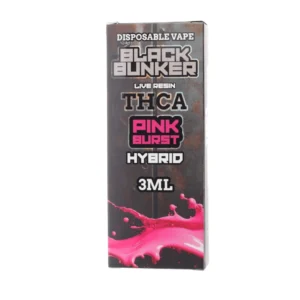 BLACK BUNKER THCA 3ML DISPOSABLE - PINK BURST