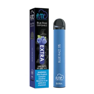 FUME EXTRA 1500 5% NIC DISPOSABLE - BLUE RAZZ