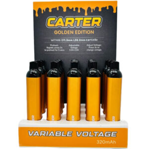 CARTER 320MAH BATTERY DISPLAY - GOLDEN EDITION