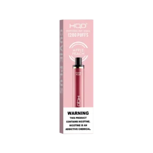 HQD PLUS 1200 5% NIC DISPOSABLE – APPLE PEACH