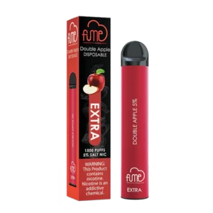 FUME EXTRA 1500 5% NIC DISPOSABLE - DOUBLE APPLE