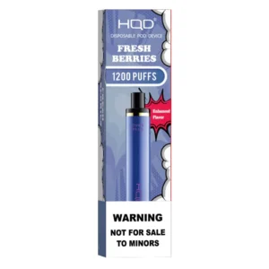 HQD PLUS 1200 5% NIC DISPOSABLE - FRESH BERRIES
