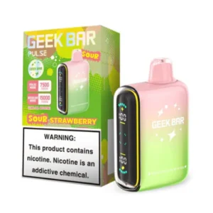 GEEK BAR PULSE 15000 DISPOSABLE - SOUR STRAWBERRY